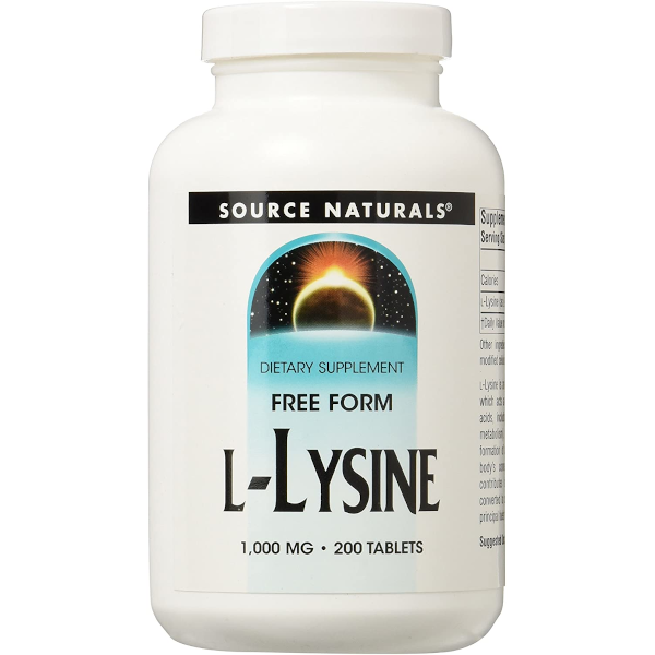 ストアーSOURCENATURES L-LYSINE Lリジン 100タブ✕2 健康用品