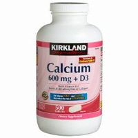 カークランド シクネチャー Calcium 600 mg + D3 For Strong Bones and Teeth 500錠